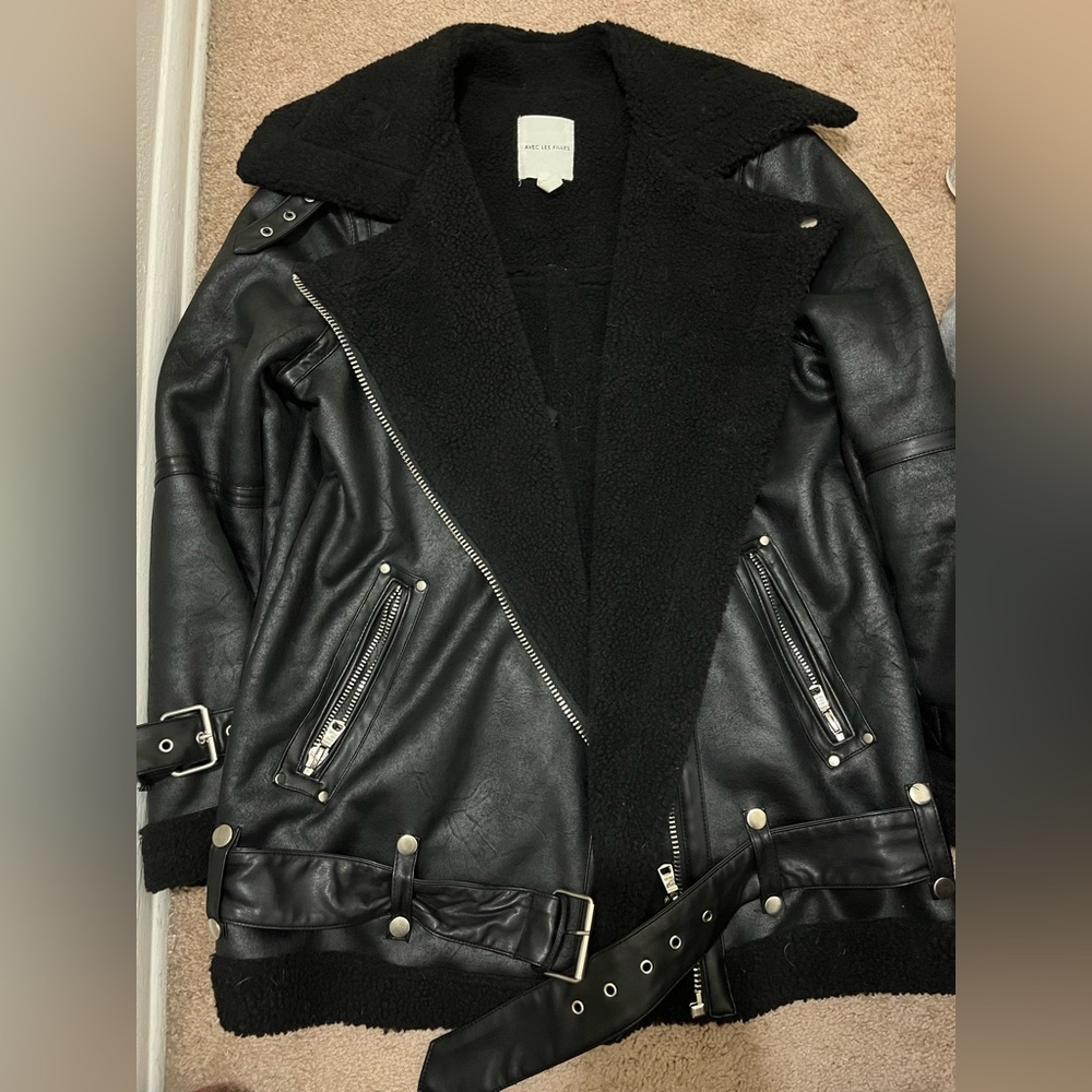 Avec Les Filles Women’s Biker Jacket